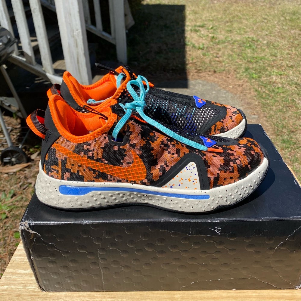Nike PG 4 Digi Camo CD5079-200 Men's Sz 8.5